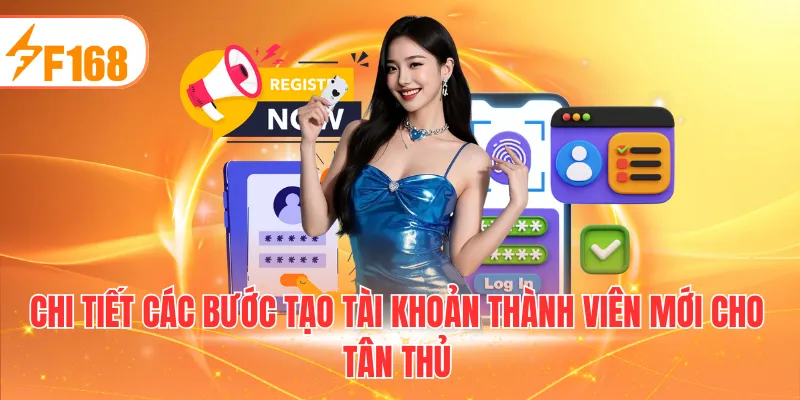 Chi tiết các bước tạo tài khoản thành viên mới cho tân thủ
