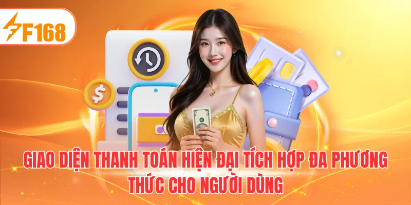 Giao diện thanh toán hiện đại tích hợp đa phương thức cho người dùng