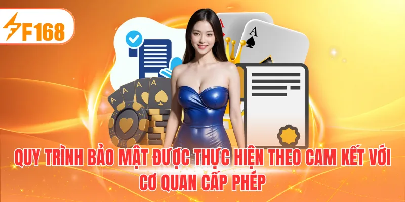 Quy trình bảo mật được thực hiện theo cam kết với cơ quan cấp phép