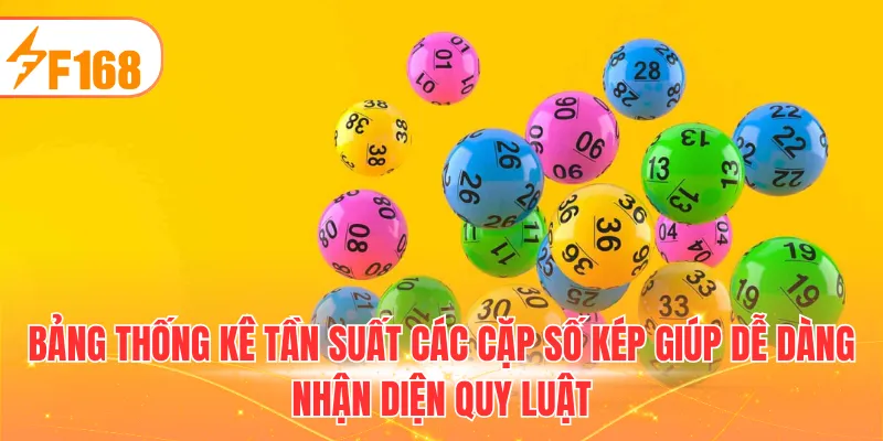 Bảng thống kê tần suất các cặp số kép giúp dễ dàng nhận diện quy luật