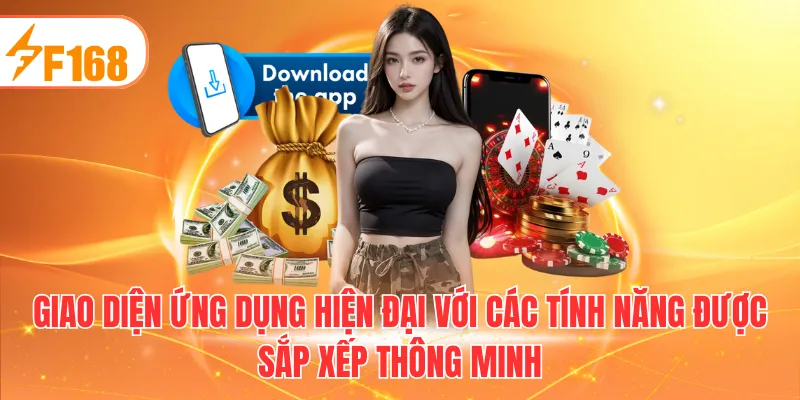Giao diện ứng dụng hiện đại với các tính năng được sắp xếp thông minh