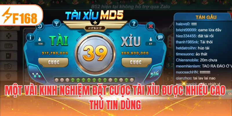 Một vài kinh nghiệm đặt cược tài xỉu được nhiều cao thủ tin dùng